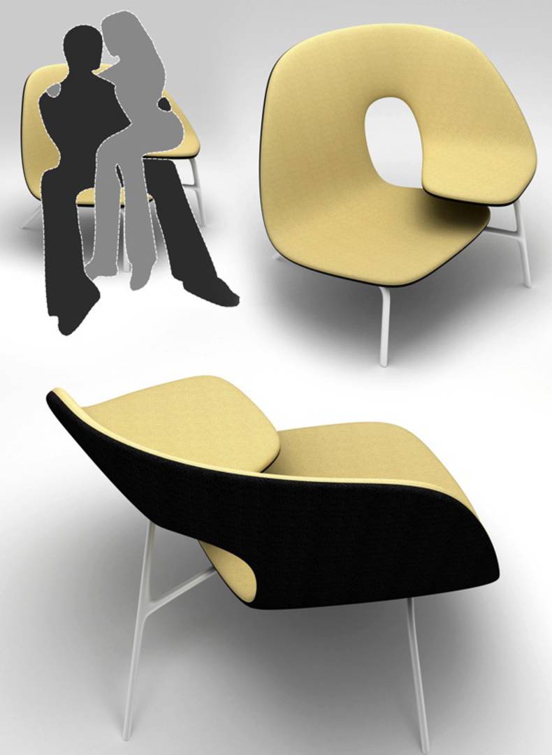 Ilian Milinov&rsquo;s Hug Chair: Perfect for the Couples