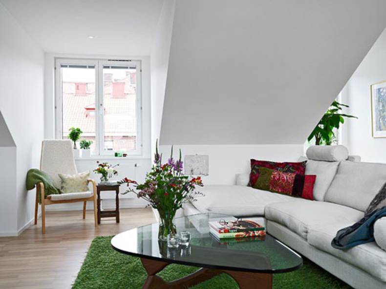 Minimalist Swedish Apartment Interior by Kanzoi Architects