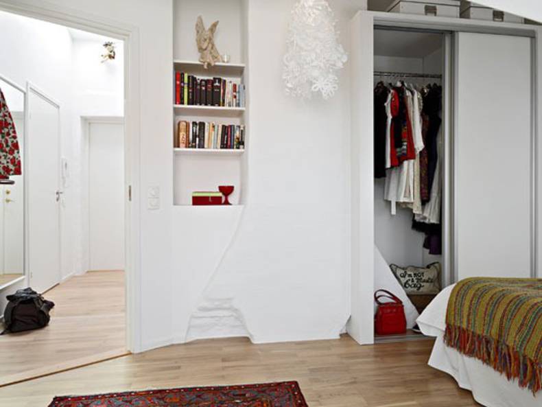 Minimalist Swedish Apartment Interior by Kanzoi Architects