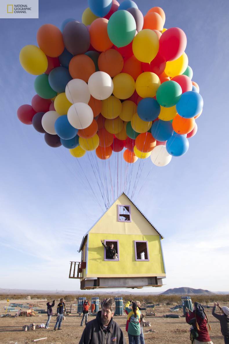 Flying House Inspired by Up Movie