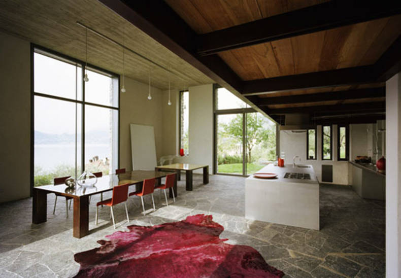 Italian Stone House Design on Lake Como