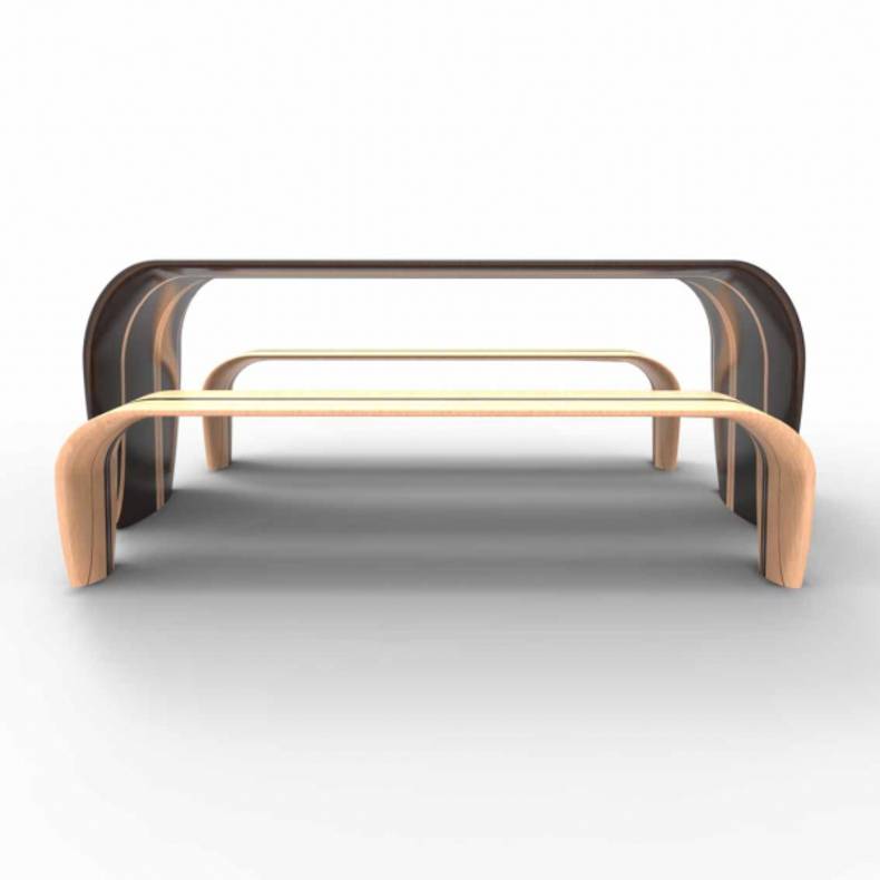 Table and Bench by Duffy London company