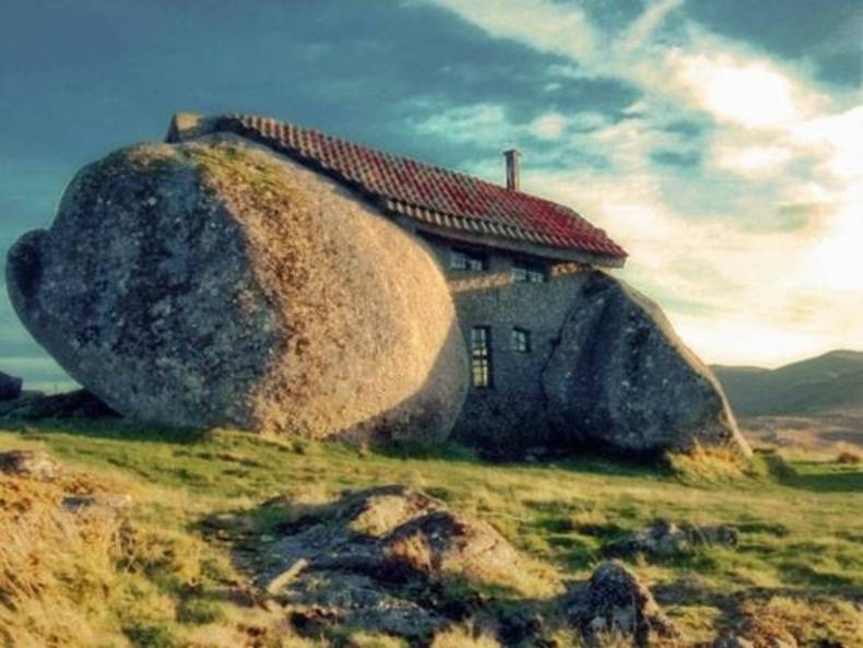 Unusual Stone House in Portugal