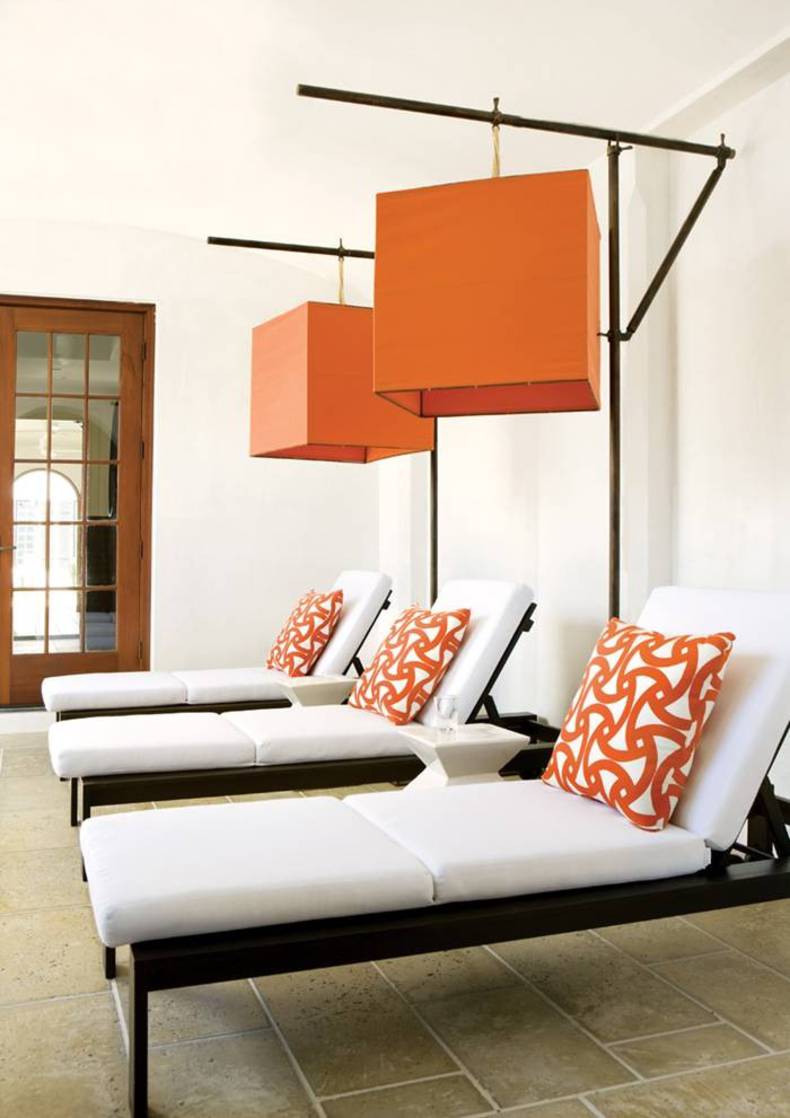 Orange Color in the Interior Design