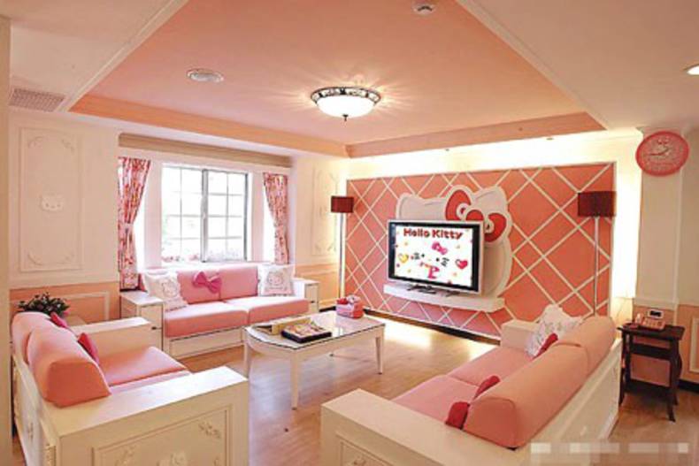 The House Of A Dream Coloured Pink: Hello Kitty Theme