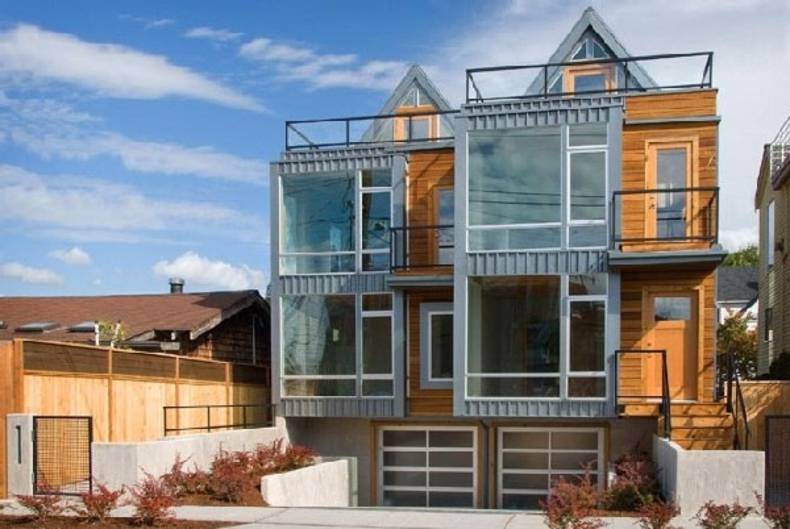Alki Townhomes in Seattle by Johnston Architects