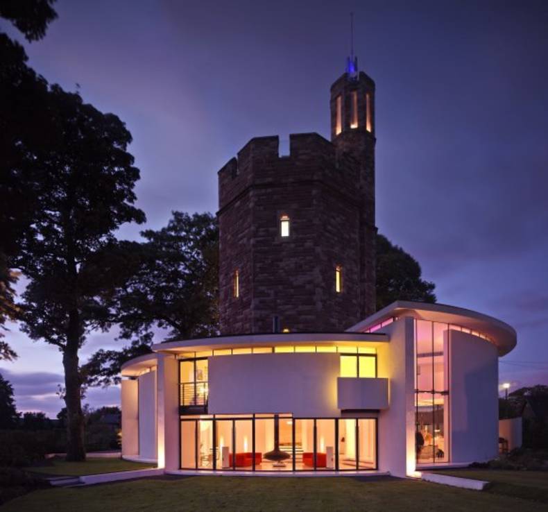 A Modern Castle: Lymm Water Tower House by Ellis Williams Architects