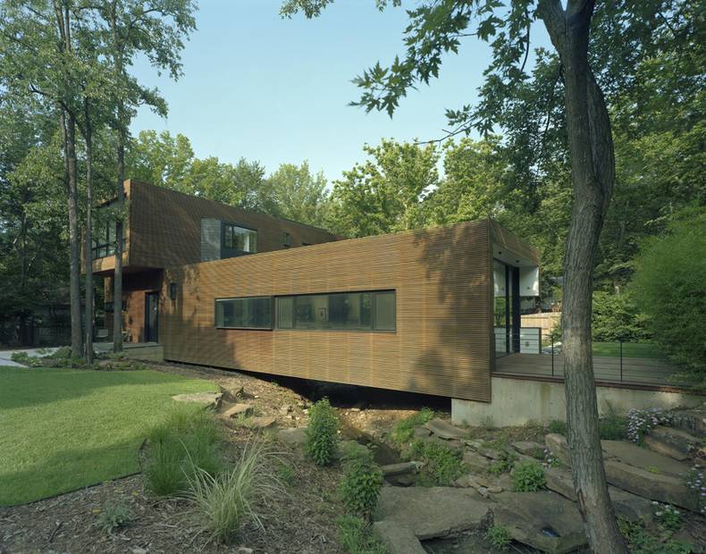 L-Stack House in Arkansas, USA by Marlon Blackwell Architect
