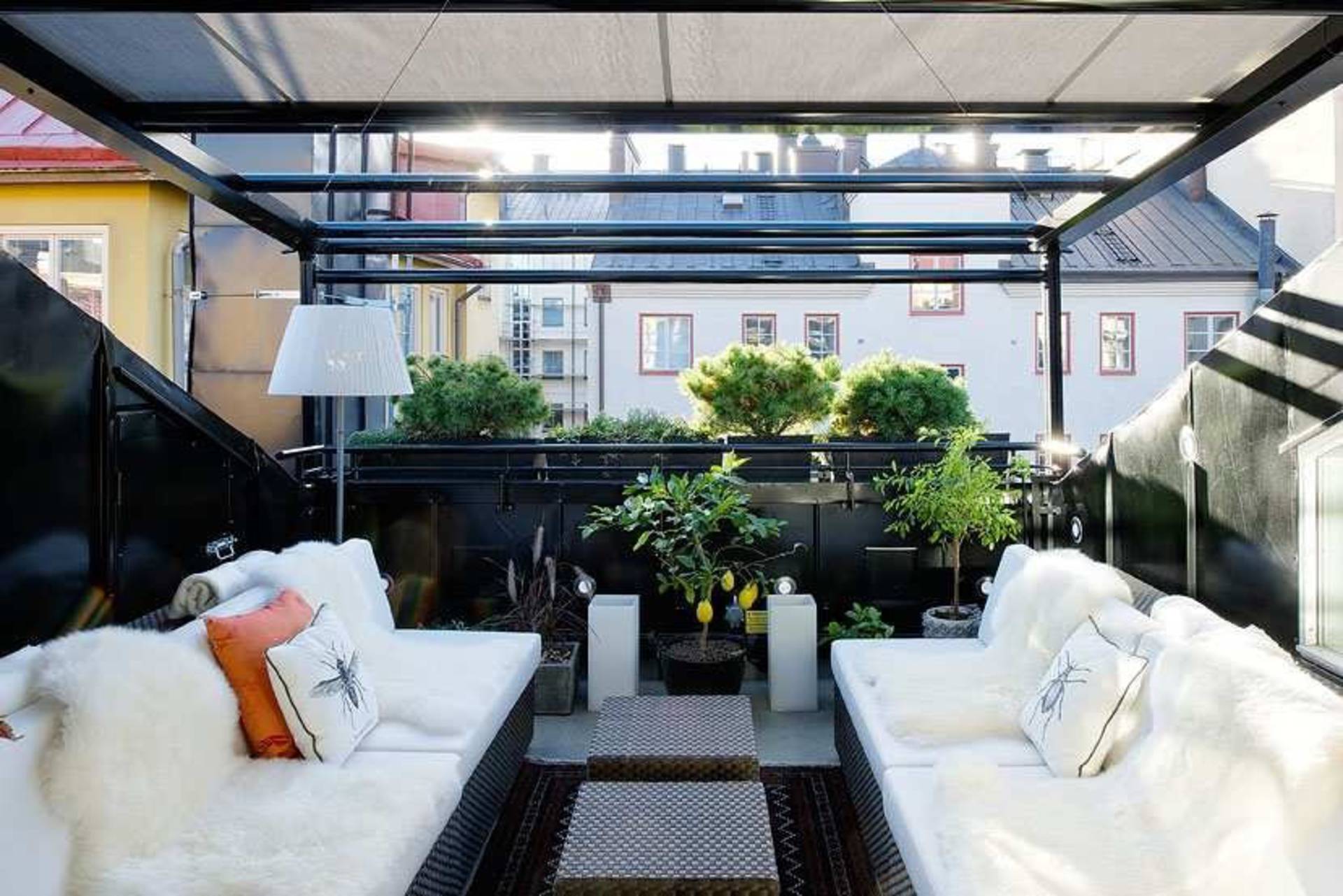 Luxury Duplex Penthouse Apartment Interior In Stockholm Sweden