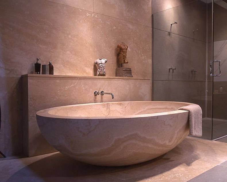 Natural Bathtub by Stone Forest: Inspired by the Japanese Style