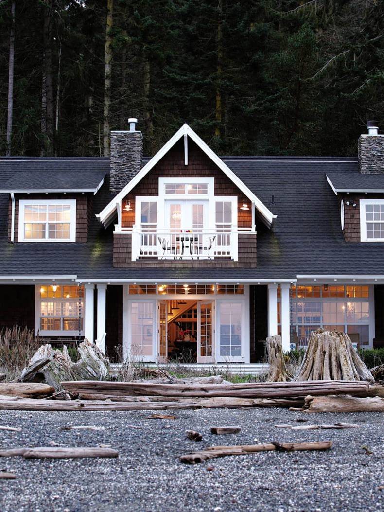 The Whidbey Island Beach House by Soli Terry Architects: the Mix of Antiquity and Modernity