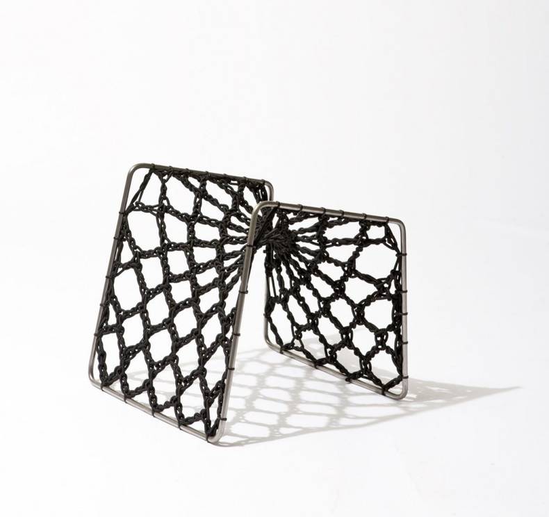 The NOOK Chair &amp; Foot Stool by Henry Sgourakis