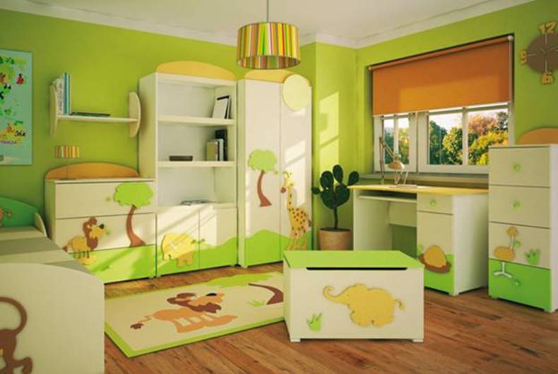 Bright Kids Room Design Ideas