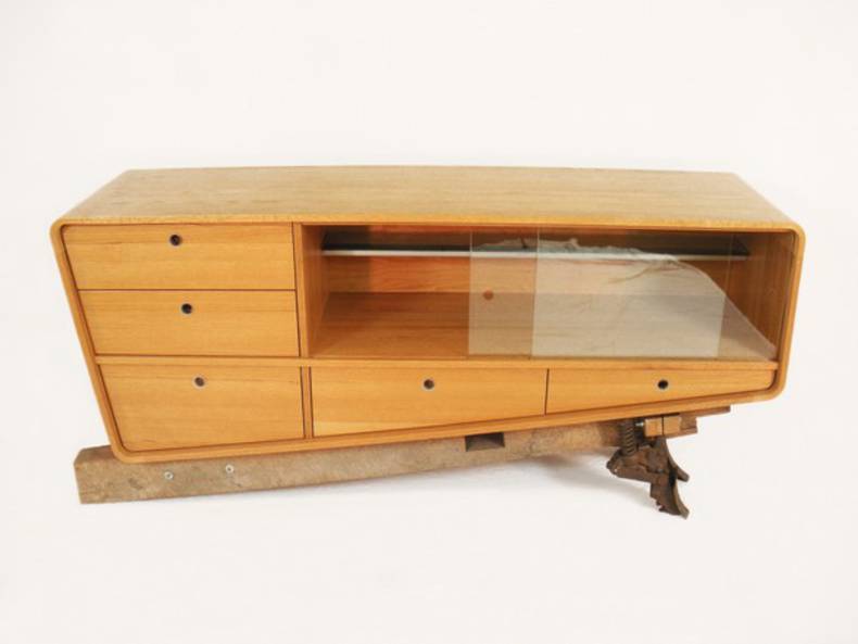 An Unconventional Furniture Piece: Coban Buffet by Gitane Workshop