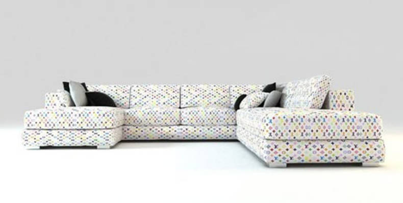 Luxury and Glamour Louis Vuitton Sofas by Jason Phillips
