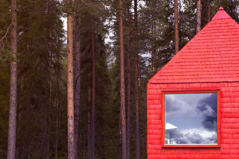 The unique concept Treehotel to experience nature among the tree-tops