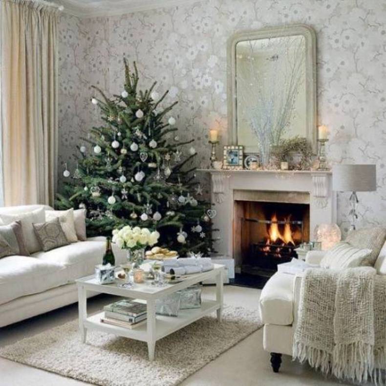 White Christmas Decor to create a snowy fairytale