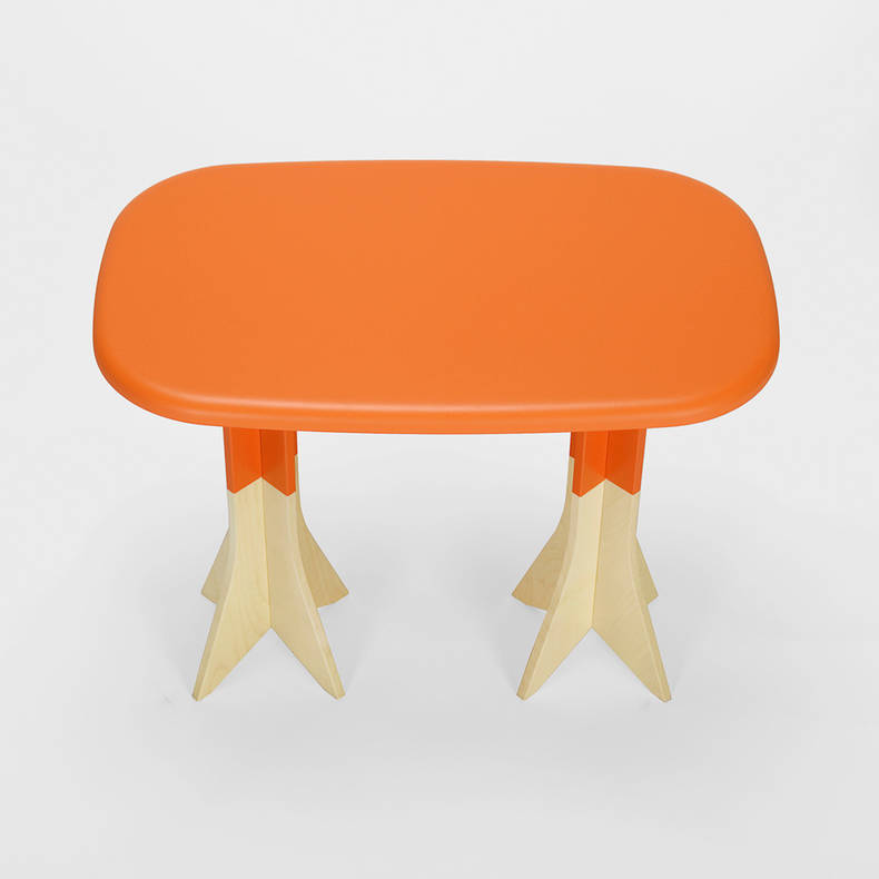 Two in One: a stool and a table by Gentle Giants Studio