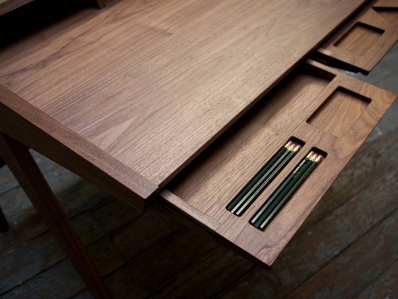 Laura Desk Made of the Finest Domestic Hardwoods: Phloem Studio