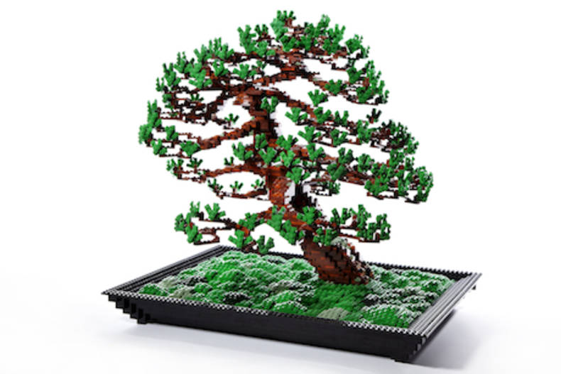 Beautiful Bonsai Trees of Legos by Azuma Makoto