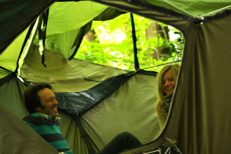 Versatile Suspended Tent: Tentsile