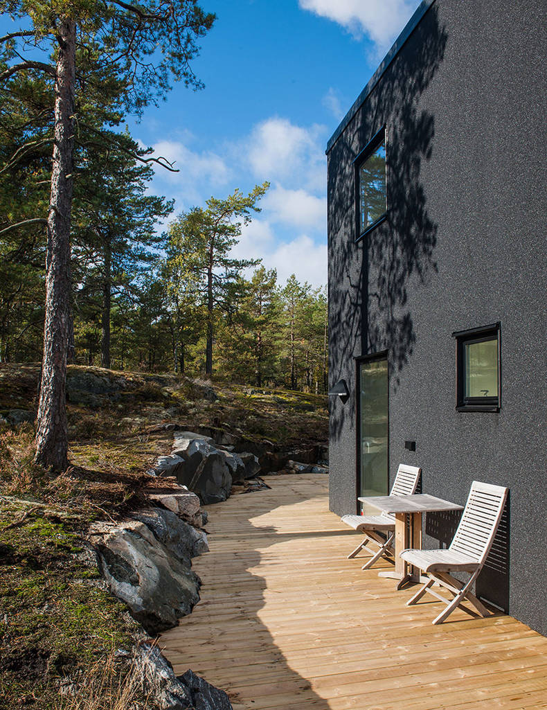 House with a Terrace, Surrounded by a Beautiful Forest: pS Arkitektur